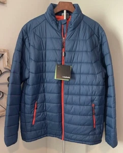 NWT Landway Performance Outerwear Puffer Jacket Sz 2XL Blue/Orange - Picture 1 of 14