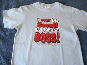 T-SHIRT BOYS GIRLS CATALINA ISLAND SIZE XL PLAYERYTEES "I'M THE BOSS" #B1 - Picture 1 of 12