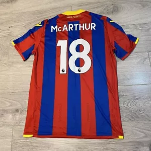 Crystal Palace 2017/18 Home Shirt with Mcarthur 18 on the back  - Picture 1 of 6