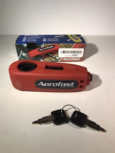 Aerofast Portable HD Throttle & Handlebar Anti-theft Motorcyle Scooter Bike Lock - Picture 1 of 12