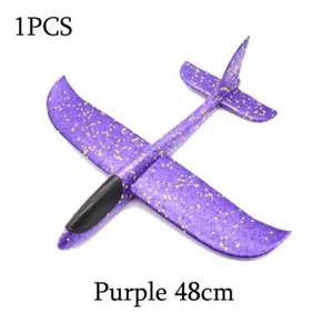 8PACK 18'' Foam Glider Planes Airplanes Hand Throwing toy Flight Mode Inertia Pl - Picture 1 of 45