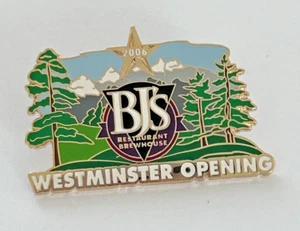 BJS Restaurant Employee Advertising Westminster CO Colorado 2006 Lapel Pin - Picture 1 of 3