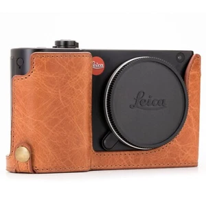 MegaGear Leica TL2, TL Ever Ready Top Grain Leather Camera Half Case - Picture 1 of 28