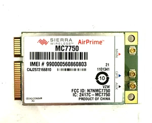 Sierra Wireless AirPrime MC7750 Mini PCIe Wireless WWAN 4G Card  - Picture 1 of 2