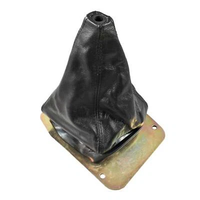 1983-1986 Ford Mustang 5 Speed Manual Black Real Leather Shifter Shift Boot — 第 1/3 张图片