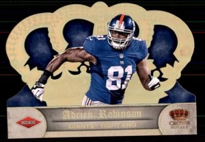 2012 Preferred Crown Royale troquelado dorado Adrien Robinson #d/99 novato gigantes de radiocontrol - Imagen 1 de 2