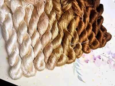 155Colors no splitting floss wrapping flower velvet flower untwisted silk thread - Image 1 of 4