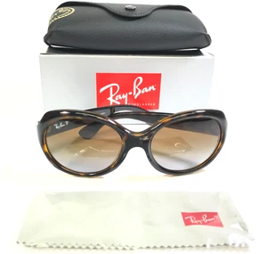 Ray-Ban Sunglasses RB4191 710/T5 Polished Havana Tortoise Round 57-19-135 - Picture 1 of 12