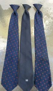 3 Men’s clip on ties Vintage - Picture 1 of 3