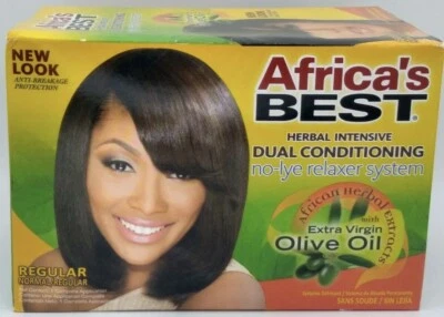 Africa's Best Herbal Intensive Dual Conditioning No-Lye Relaxer REG new arrival - Image 1 of 4