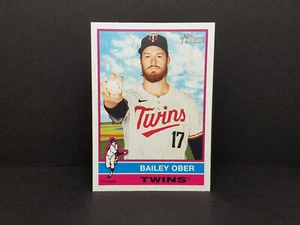 2025 Topps Heritage #448 Bailey Ober, Minnesota Twins - High Number Short Print - Picture 1 of 2