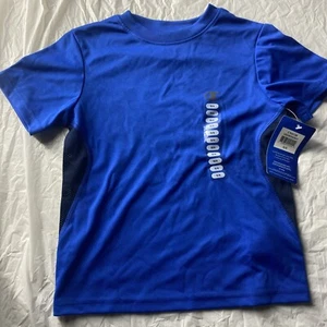 Champion Boys Athletic Shirt Awesome Blue 5/6 - Picture 1 of 7