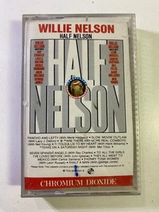 Willie Nelson Half Nelson Audio Cassette Good Chromium Dioxide CBS 06121339990 - Foto 1 di 4