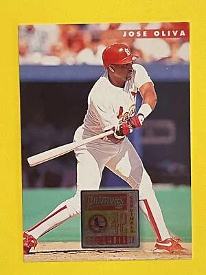Jose Oliva 1996 Donruss Base #417 St. Louis Cardinals - Image 1 of 2