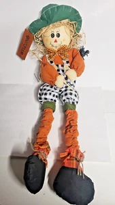 Decorative Girl Doll Holding Welcome Sign With Bendy Legs - About 2 Feet Tall - Picture 1 of 1