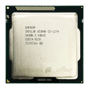 Intel Xeon E3-1270 3.4 GHz Quad-Core SR00N 8M 80W LGA 1155 CPU Processor - Picture 1 of 4