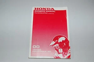 2000 Honda TRX90 Fourtrax 90 Owners Manual - Bild 1 von 3