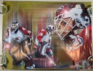 Vintage ~1999 Colorado Avalanche Marc Denis 19x25 Poster Conoco Promo Avs Goalie - Bild 1 von 8