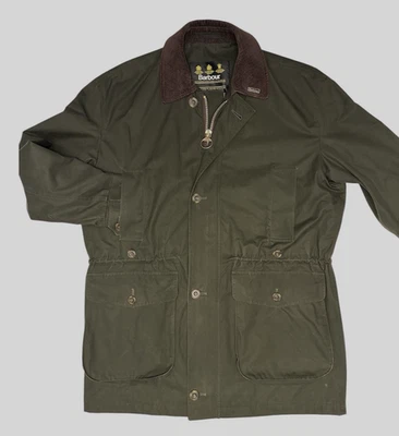 Chaqueta con Capucha Barbour Endurance Ventile A1005 Oliva Sin Acolchado Años 90 De Colección Para Hombre C40 Foto 1 de 4