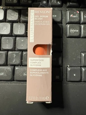 Revlon lluminance Gel Serum Blush, Visibly Plump Cheeks 130 Beaming Coral 11 mL - Image 1 of 2