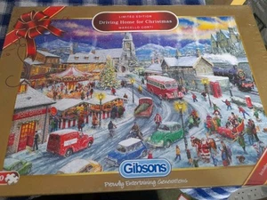 Gibsons 1000 Piece Ltd Edition Driving Home For Christmas - Picture 1 of 3