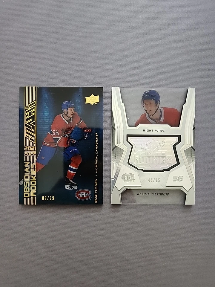2021-22 Upper Deck SPx Jesse Ylonen Rookies - Montreal Canadiens - Image 1 of 4