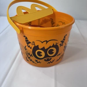 McDonalds 2024 Halloween Boo Cubo Vestir Pegatinas Naranja Diseño Monstruo - Imagen 1 de 5