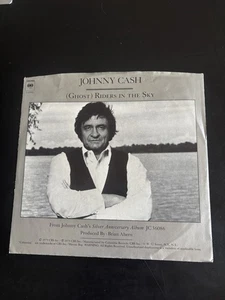 Johnny Cash-“(Ghost)Riders In The Sky” Vinyl 45 VG+ Columbia Records 1979 OG - Imagen 1 de 4