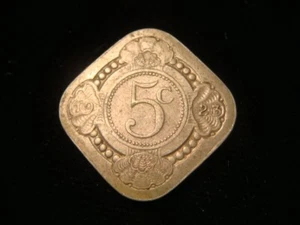 NETHERLANDS. WILHELMINA. 5 CENTS 1923. - Picture 1 of 2
