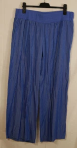 TRAUMHAFTE Hose Hosenrock Rundrum Gummizug im Denim Lyocell Look Größe 50/52 NEU - Bild 1 von 9