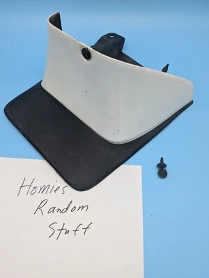 03-09 Lexus GX470 Passenger Rear Mud Flap Mudflap Guard Genuine OEM - White - Image 1 of 4