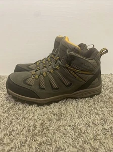 EDDIE BAUER Hombres 8 Botas de Senderismo de Cuero Marrón Medio Top Zapatos - Imagen 1 de 7