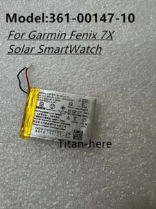 New Battery For Garmin Fenix 7X Solar SmartWatch 361-00147-10 GarminBATT 550mAh - Picture 1 of 1