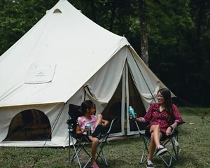 WHITEDUCK Avalon Canvas Bell Tent for Camping & Glamping - Repellent - Picture 1 of 70