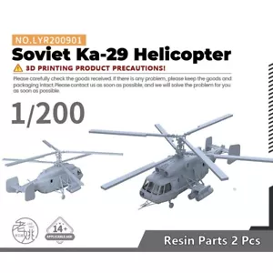 Yao's Studio LYR200901 1/200 Military Model Kit Soviet Ka-29 Helicopter - Picture 1 of 4