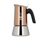 Bialetti New Venus 6 Tassen Kupfer Edelstahl Espressokocher Mechanisch 0,3 Liter