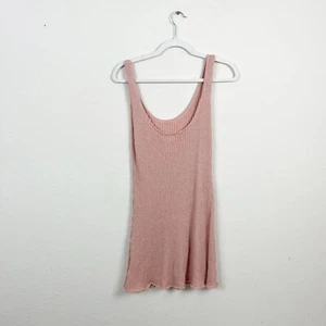 LPA Pink Ribbed Mini Dress Size Medium - Picture 1 of 6