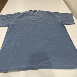 Shaka Wear Max Heavyweight Garment Dye Blue T-Shirt L - Picture 1 of 3