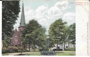Plymouth Park, Rochester, NY 1900er Jahre unbenutzte Postkarte - Bild 1 von 2