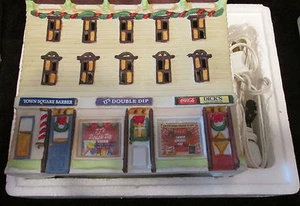 Coca Cola Town Square Dick's Corner Luncheonette 1992 Lighted - Picture 1 of 3