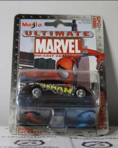 SPIDER-MAN # 21 MAISTO BUICK LaCROSSE 1:64 DIE CAST COLLECTION MARVEL COMICS 200 - Image 1 of 1