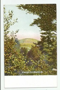 Greetings from Bluehill Maine Blue Hill postcard Antique Divided Back Unused ME - Picture 1 of 2