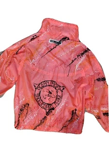 Vintage 80s Ocean Pacific OP Splatter Drip Paint Jacket Medium Retro Surf Skate - Picture 1 of 7