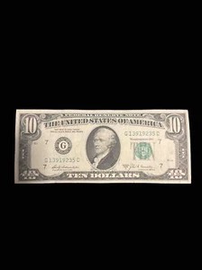 Lightly Circulate $10 bill - 1969A Series - Picture 1 of 2