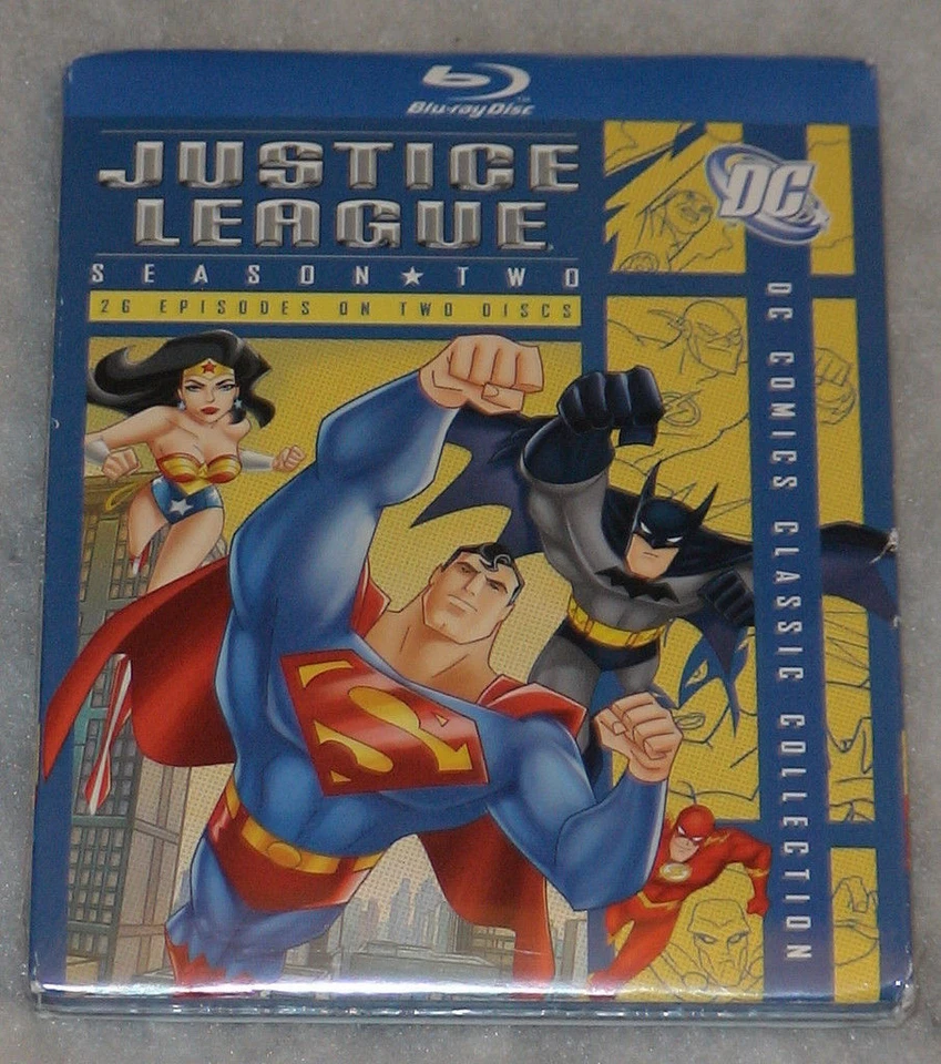 Justice League Season Two 2 Batman Superman Blu-Ray Box Set NEW SEALED - Image 1 of 1