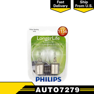 Philips 2X LongerLife Signaling Lamp Turn Signal Light Bulb Rear For 63-68 F-250