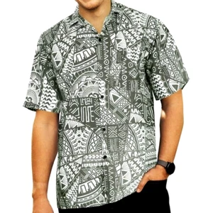 Herren Hawaii Kurzarm Button Down Hemd XL - Bild 1 von 3