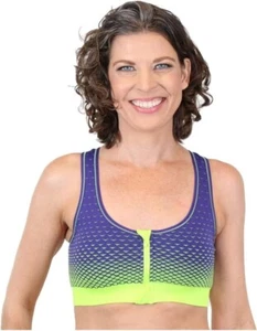 American Breast Care 132 Active Mastectomy Bra Green - Small/34 - Picture 1 of 3