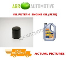 FOR KIA CARENS 1.6 132 2009-13 OEM SPEC PETROL OIL FILTER + VL 5W30 ENGINE OIL