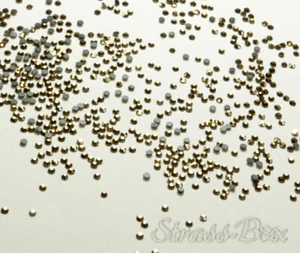 Hotfix CRYSTAL DORADO SS06 AAA Stückzahl wählbar Gold zum Aufbügeln Glitzer - Picture 1 of 18